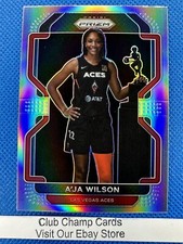 2022 #128 A'Ja Wilson WNBA Panini Prizm Basketball Silver Prizm Aces