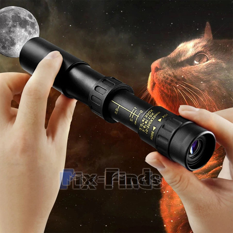 10-300X40mm Military Monocular W/Night Vision K4 Prism High Power Zoom Telescope - Image 3 of 4
