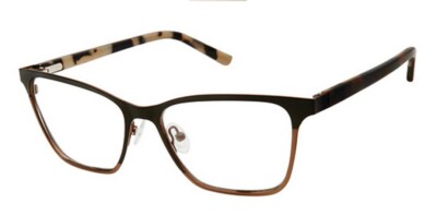 LAMB LA054 UniSex  Eyeglasses  Frame 53-16-135 Black Brown #400202