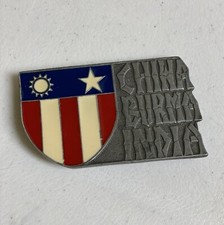 Vintage NMC Pewter Buckle China Burma India CBI Limited Edition