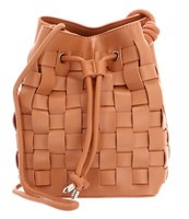 Seidenfelt Manufaktur Malilla Drawstring Crossbody Bag UmhäNgetasche Papaya Neu