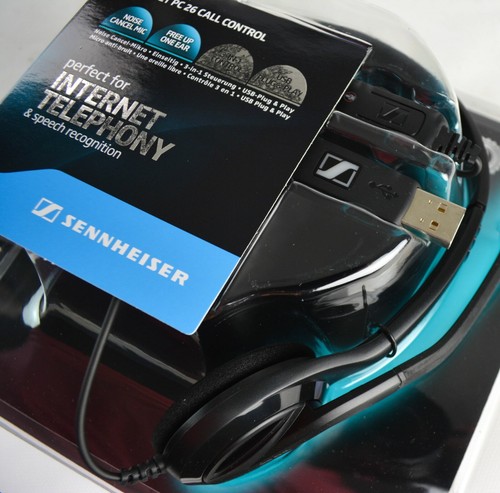 SENNHIESER PC26 Headset Call Control Noise Canceling One Single Ear USB Black - Picture 4 of 8