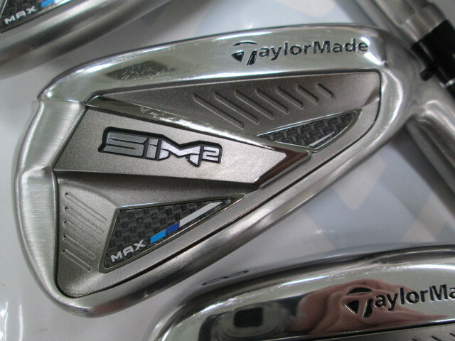 TaylorMade Iron Set Open Box SiM2 MAX Stiff TENSEI BLUE TM60 6