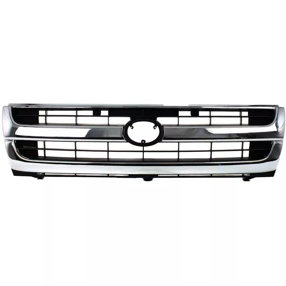 New Front Chrome Grille + Headlight + Park Light Fits 1997-2000 Toyota Tacoma Foto 3 de 4