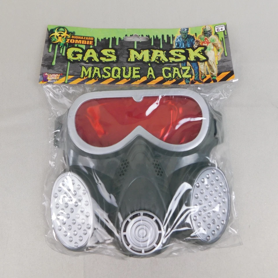 Biohazard Zombie Gas Mask Halloween Costume Accessory #3836 - Image 2 of 4