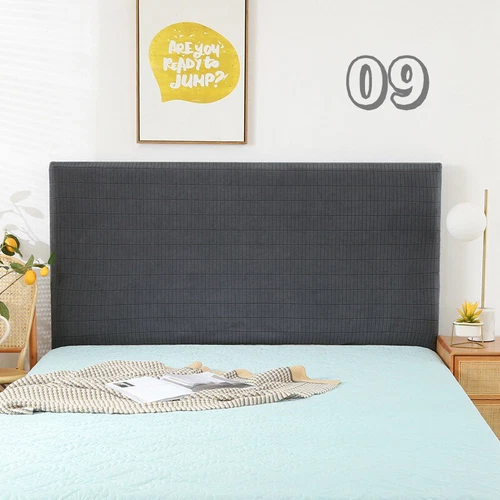 Stretch Bed Headboard Jacquard Slipcover Dustproof Bed Head Cover Bedroom Decor~ - Picture 22 of 37
