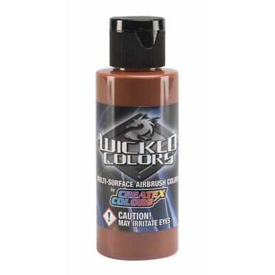 Createx Wicked Colors W010-02 Brown 2oz. For Airbrush Paint
