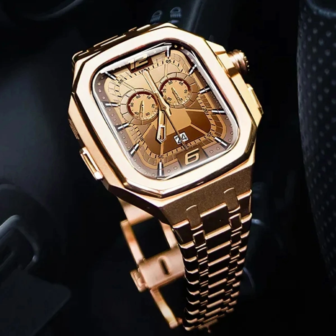 Luxury Stainless Steel Case + Band Mod Kit for Apple Watch Ultra 3 / Ultra 49mm