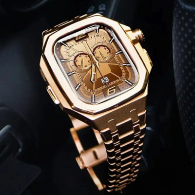 Luxury Stainless Steel Case + Band Mod Kit for Apple Watch Ultra 3 / Ultra 49mm