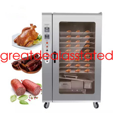 9 Layers Electric/Gas BBQ Meat Smoker Grill Sausage Smoke Oven 4000w 110v