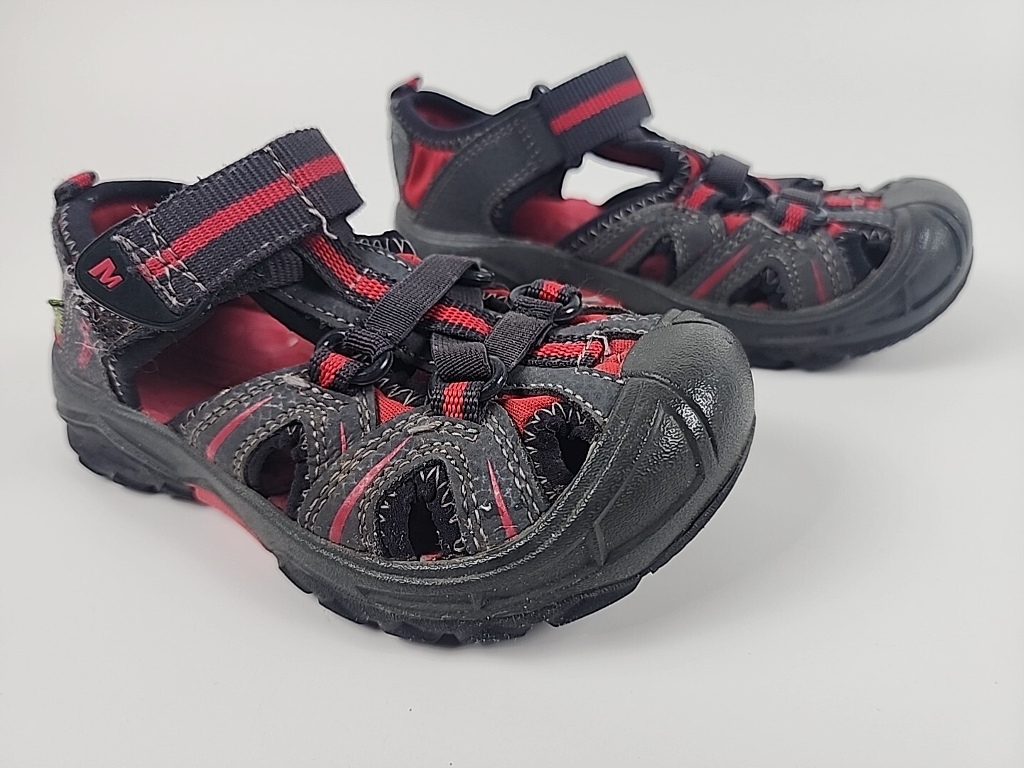 Sandali da passeggio atletico Merrell Hydro Hiker MC55688 bambino taglia 10M grigio rosso