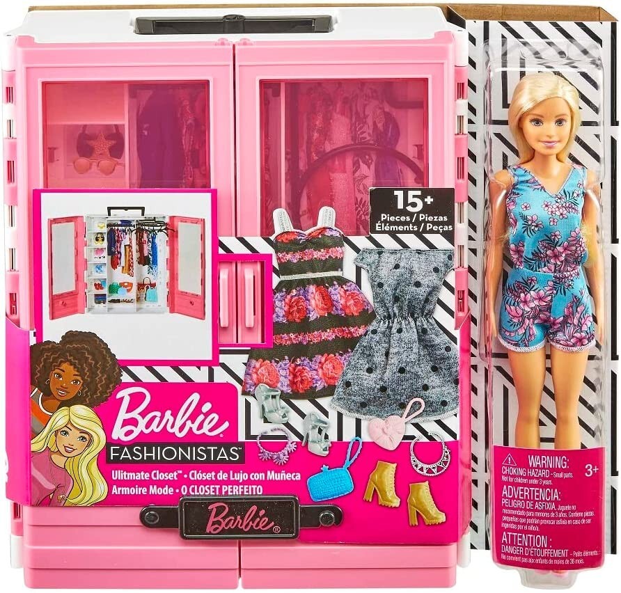 Guardaroba Armadio Di Barbie Prezzo Barbie Fashionistas Armadio Da