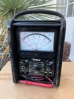 Vintage Simpson 260 VOM Meter with Roll Top Case Cover NICE!  WORKS!