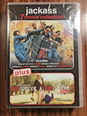 Jackass 7 Movie Collection DVD 7-Disc Set Johnny Knoxville Bam