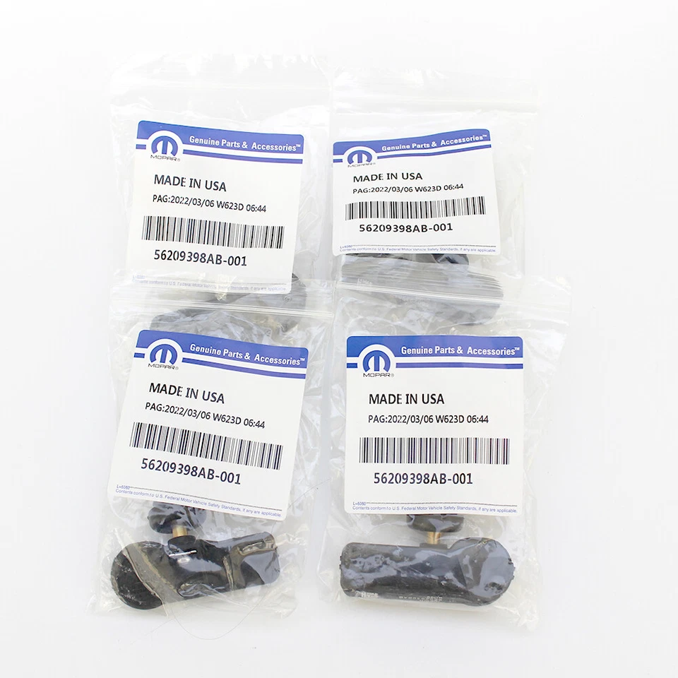 4X Genui OE# Tire Pressure Sensor TPMS 56029398AB For Dodge Chrysler Jeep RAM - Imagem 3 de 4