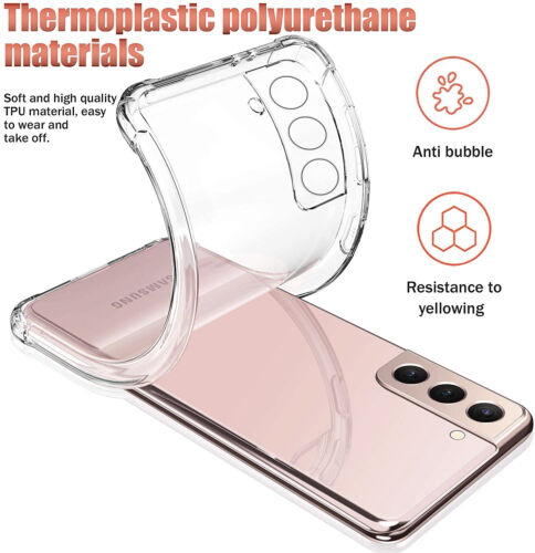 Shockproof Clear Case For Samsung Galaxy S22 | S22+ S22 Ultra Slim Hybrid Cover - Picture 3 of 12
