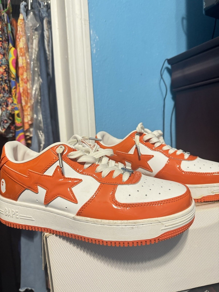 Size 11 - A Bathing Ape Bapesta Orange | eBay