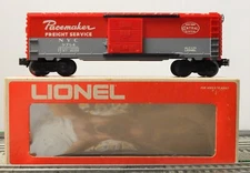 Lionel NOS 9754 NYC Pacemaker Boxcar-Now Has NOS MPC AAR Circle L Logo Trucks
