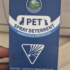 Spray Deterrent Harmless Odorless Training Aid Blue Pet Control