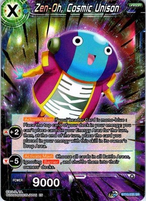 Zen-Oh, Cosmic Unison Super Rare Foil Rise of the Unison Warrior BT10-035 NM