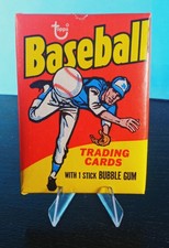 1975 TOPPS BASEBALL REGULAR UNOPENED WAX PACK POS #223 GEORGE BRETT 227 YOUNT RC