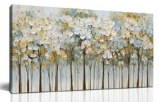 Tree Prints Wall Art for Living Room Flower Artwork for Walls Office Green an...