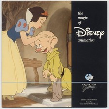 Walt Disney World MAGIC OF DISNEY ANIMATION Gallery Opening Exhibit Book, 1989