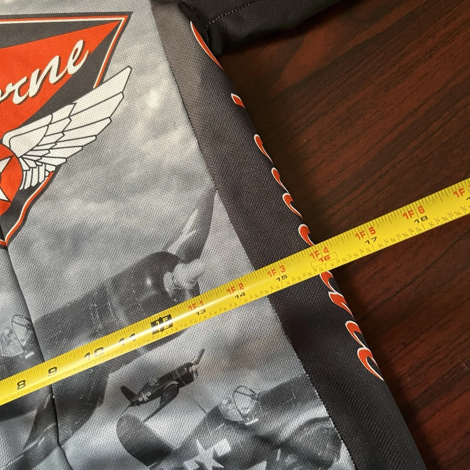 Camiseta deportiva vintage Pace para ciclismo aerotransportada hecha en EE. UU. talla pequeña Foto 4 de 4