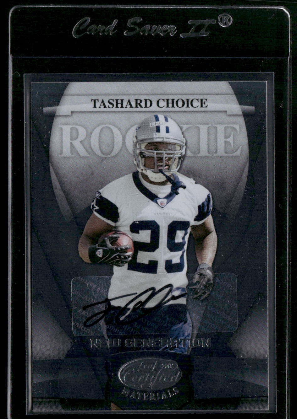 Tashard Choice Leaf Certified Materials #194 Mirror Gold-Autograph Materials