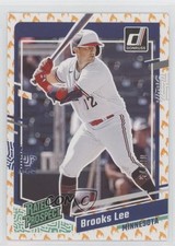 2023 Panini Donruss Rated Prospect On Fire 6/75 Brooks Lee #81 0qc1