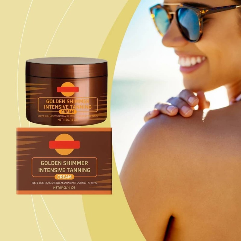 Outdoor Sun Free Even Skin Color Herbal Serum Bronzer Tanning Shining Cream 114g