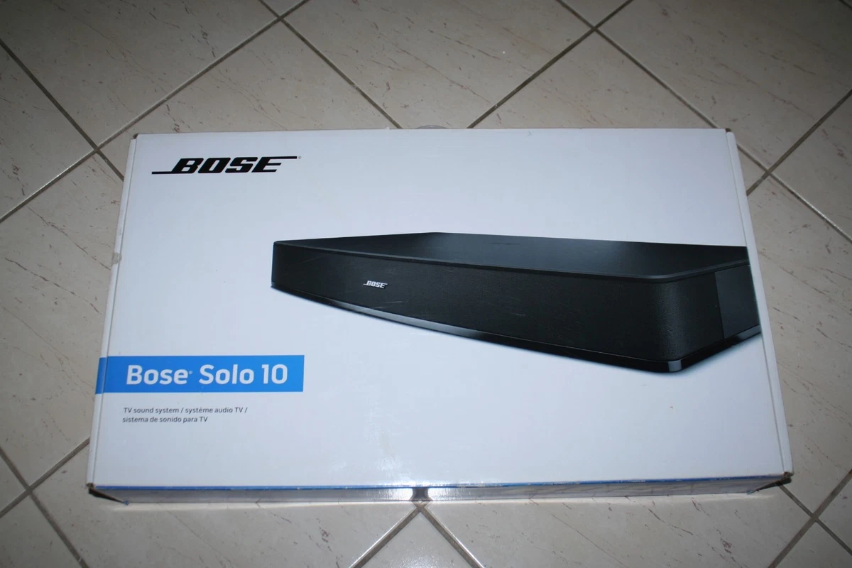 Bose Solo 10 TV Sound System - Soundbar with Remote Tested | eBay