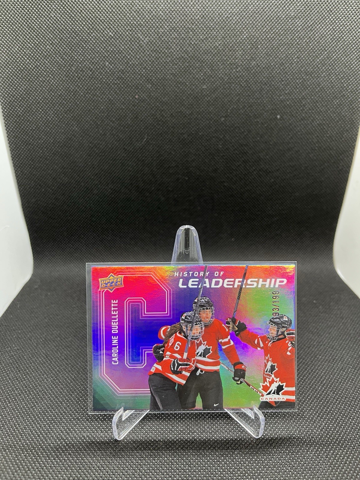 2026 Upper Deck Team Canada - Caroline Ouellette History Of Leadership #HL1 /199
