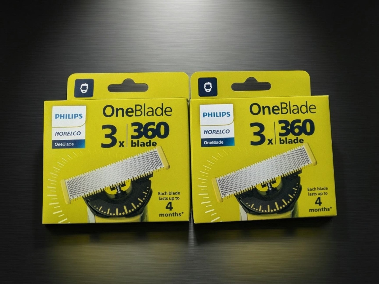 Philips Norelco OneBlade 360 Replacement Heads 3-Pack * Lot of 2 packs. 