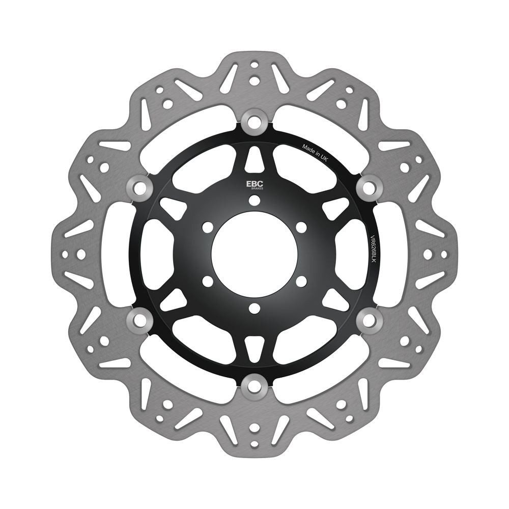 EBC Float Vee Rotor FR BLK Hub Front Left for Ducati Monster 1000 S2R 2006-2008