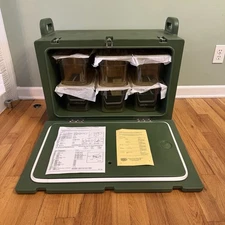 Cambro 200MPC Insulated Food Pan Carrier / + Six MP36 Containers – (Side Load)