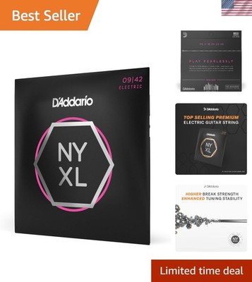 Electric Guitar Strings, NYXL Nickel Plated, NYXL0942, Super Light Gauge 09-4...