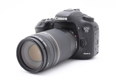 Canon EOS 7D Mark II DSLR Camera with Telephoto Lens Set, Warranty