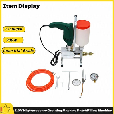 #ad High Pressure Grouting Machine Injection Pump Building Leak Stoppage Gun 110V $152.00