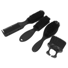 4pcs Men Beard Brush Set Nylon Hair Duster Brush Beard Styling Brush Comb For