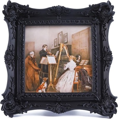 4X4 Black Vintage Picture Frames Ornate Picture Frames Gothic