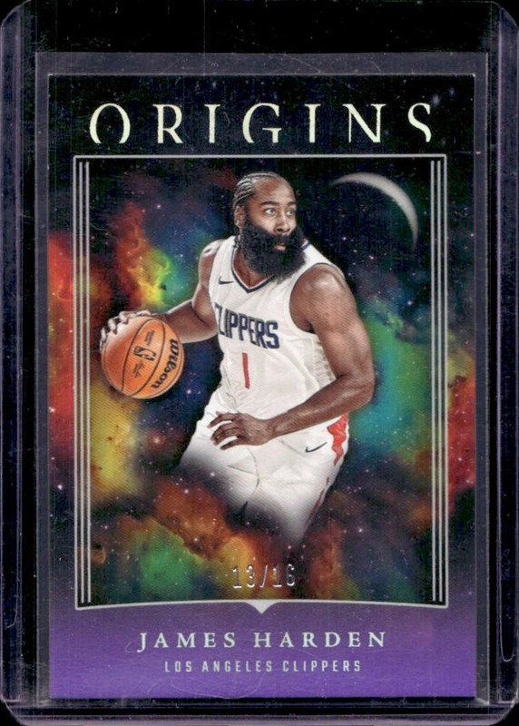 2023-24 Panini Origins James Harden Purple FOTL #/16 Clippers