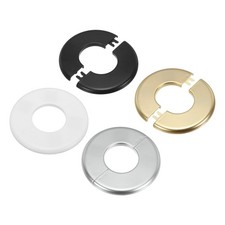 Wall Split Flange 105mm/4.13" OD, 4 Pcs Escutcheon Plates 45mm Dia, 4Colors