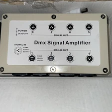8 Channel Output DMX DMX512 LED Controller Signal Amplifier Splitter Distributor