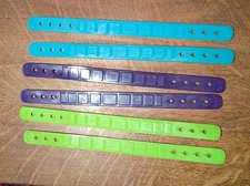 Scoot Boot Pastern Straps - 3 Pair - Medium - Blue, Green and Purple - NEW