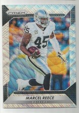 2016 Panini Prizm Blue Wave Prizm Marcel Reece #36 Las Vegas Raiders #'d /149