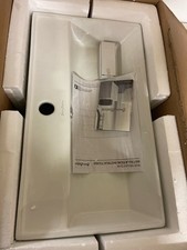 Swiss Madison SM-WS318 Wall Mount Ceramic Sink, Overflow, Single Faucet, White