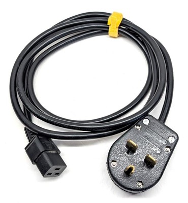 30 Amp / 50 Amp 250 Volt NEMA 14-50P to IEC C19 Heavy Duty Power Cord - 7 Feet