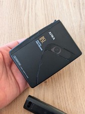Rare AIWA Black Metal HS-P303 Personal Stereo Cassette Player