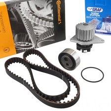 CONTI Zahnriemen + Spannrolle + GRAF Wapu für Citroen Xsara AX BX Peugeot 1.4